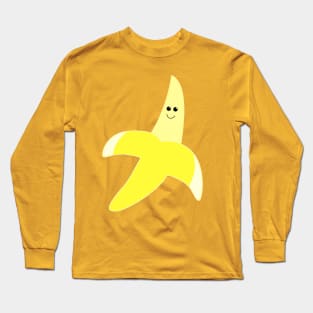 Cute Smile Banana Long Sleeve T-Shirt